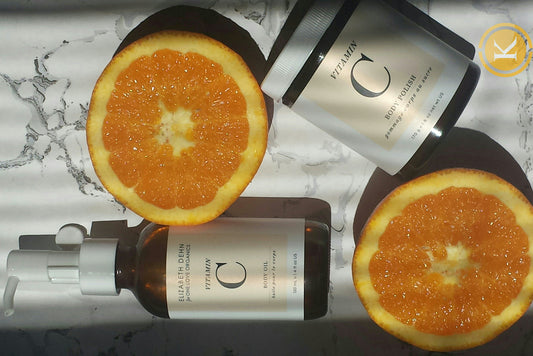 ONE LOVE ORGANICS: VITAMIN C BODY OIL AND VITAMIN C BODY POLISH
