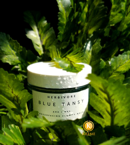 HERBIVORE BLUE TANSY AHA+BHA RESURFACING CLARITY MASK