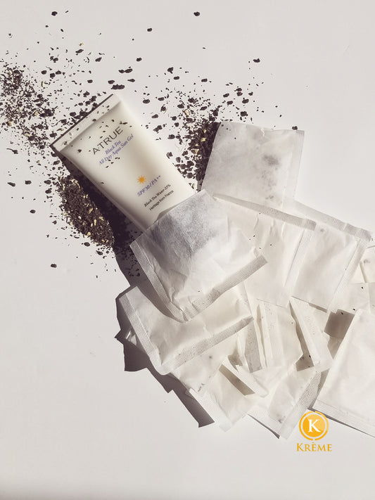 A. TRUE BLACK TEA ALL DAY AQUA SUN GEL SPF 30 /PA ++