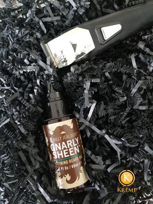 MEN'S SKINCARE: BILLY JEALOUSY GNARLY SHEEN REFINING BEARD OIL
