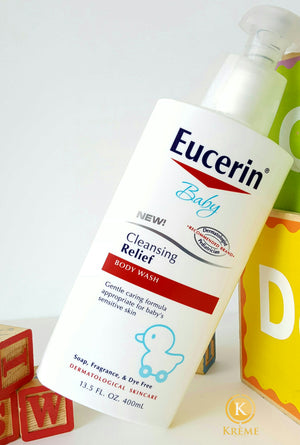 EUCERIN BABY CLEANSING RELIEF BODY WASH
