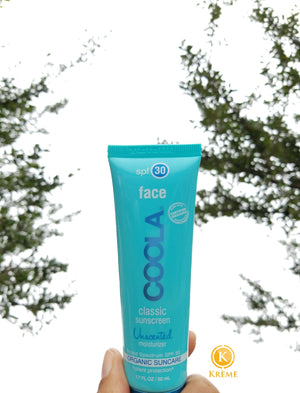 COOLA CLASSIC FACE SPF 30, UNSCENTED