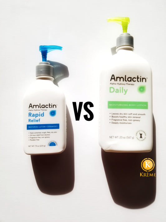 AMLACTIN DAILY MOISTURIZER VS AMLACTIN REPLENISH