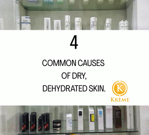 4 MOST COMMON CAUSES OF DEHYDRATED, DRY SKIN