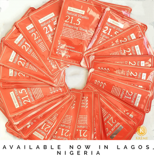 NATURAL VITAMIN 21.5 ENHANCING  SHEET MASK AVAILABLE IN LAGOS, NIGERIA