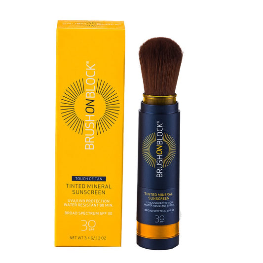 Brush on Block. Broad Spectrum SPF30 Mineral Powder Sunscreen (TAN & TRANSLUCENT)